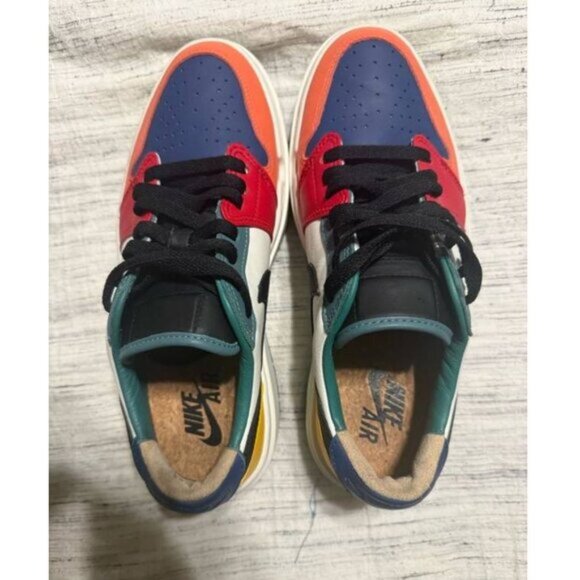 Nike Jordan 1 Elevate Low SE Multicolor Sneakers Size 8 - Picture 4 of 8